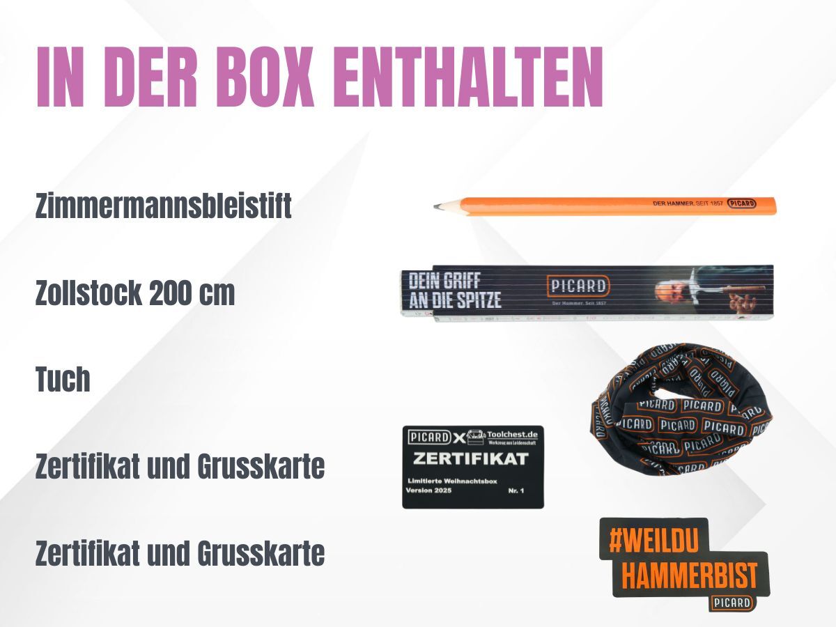 PICARD Pink Edition Geschenkbox Lieferumfang