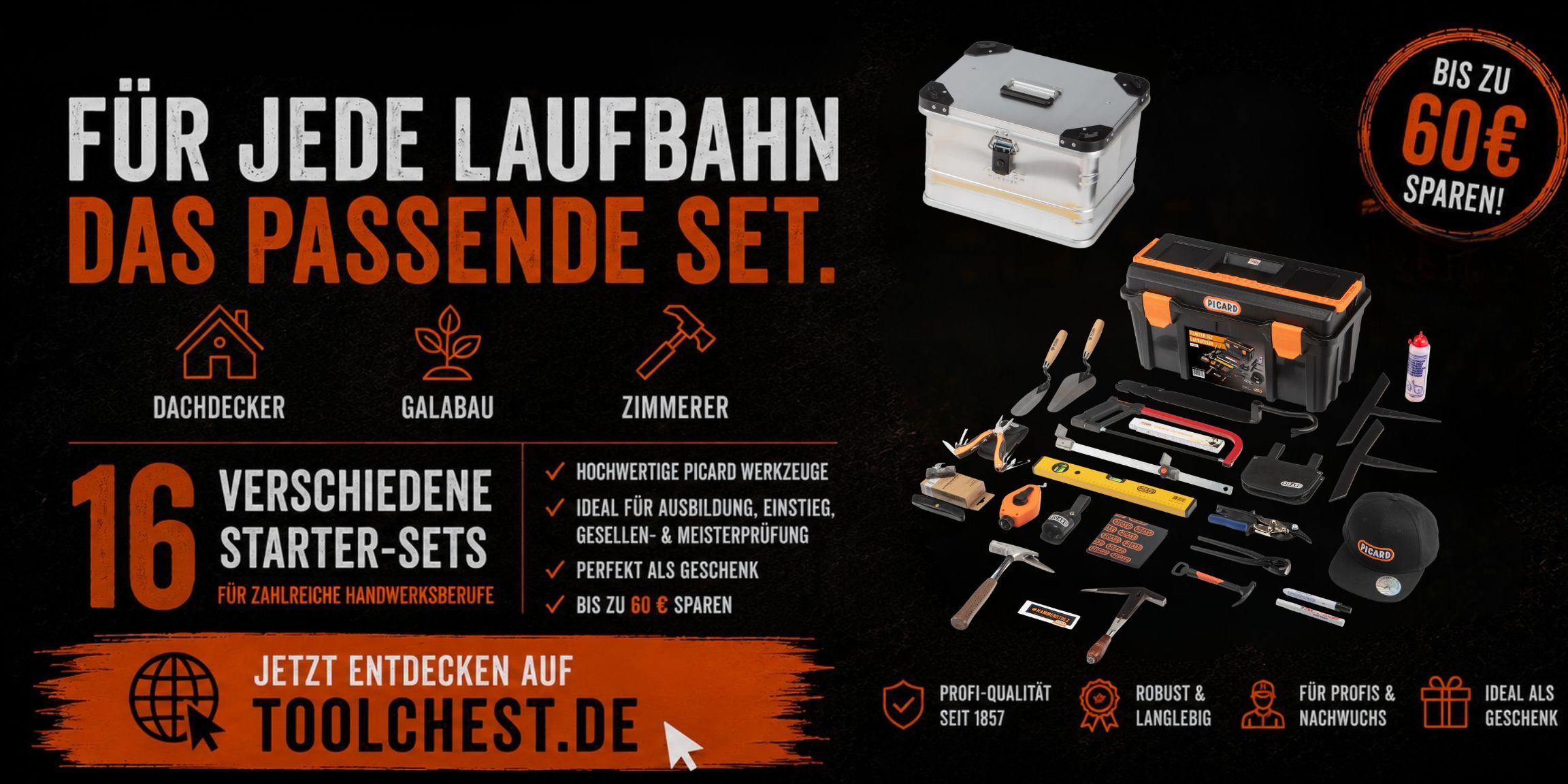 PICARD Starter Set Werkzeugkoffer Sale