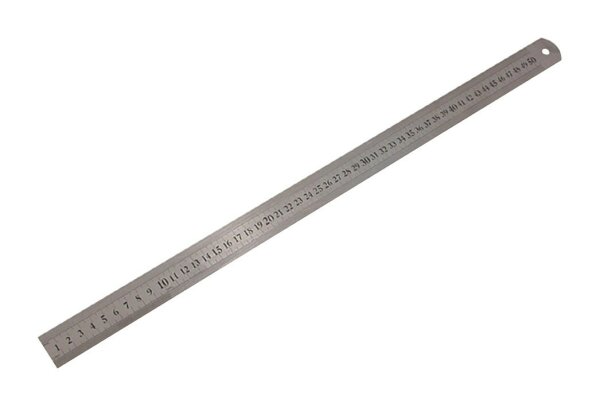 Lineal aus Stahl 50 cm