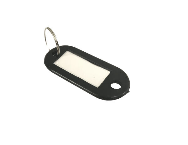Schlüsselschilder Pakete Schwarz 50