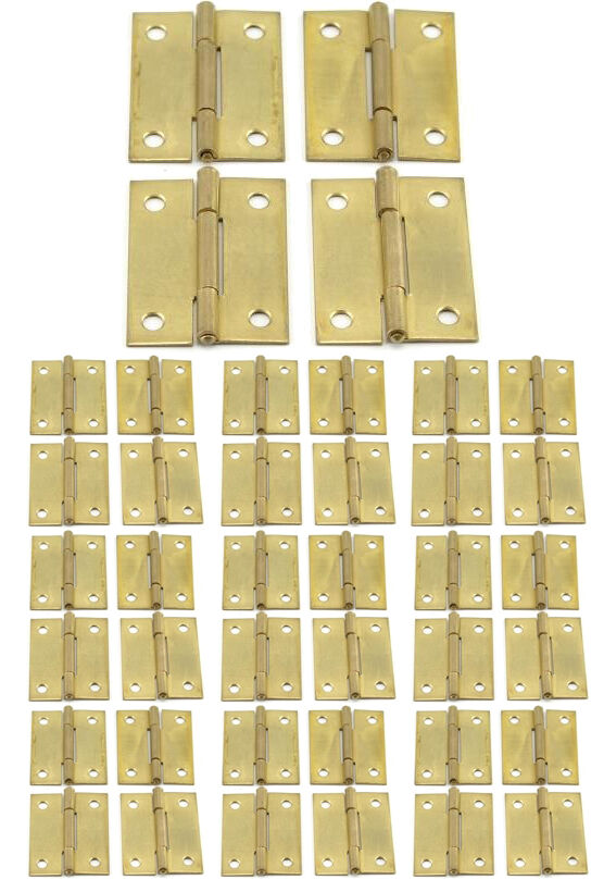 40 x Scharniere 50x38x1.3 mm