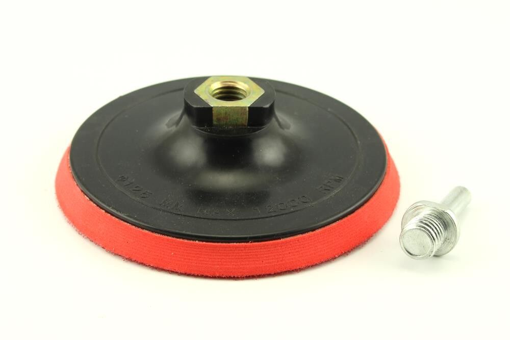 Schleifteller 125 mm mit Spanndorn