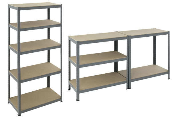 Schwerlastregal / Werkbank pulverbeschichtet 180x90x45cm 1325kg