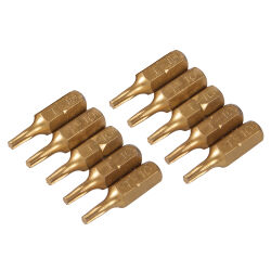 10 x Schraubendreher Gold Bits verschiedene Größen