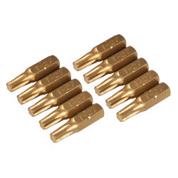 10 x Schraubendreher Gold Bits verschiedene Größen