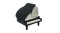 Designer Tischuhr Piano Flügel schwarz aus Metall