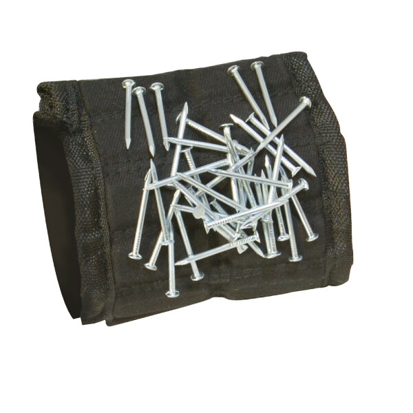 Magnetarmband mit Taschen für Schrauben, Schraubendreherbits, etc.