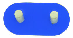 Wenko Wandhaken Duo Blau aus Edelstahl