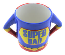 Becher "Super Dad" aus Steingut 500ml