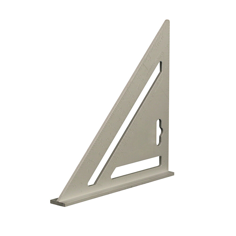 734110 stabiles zölliges aluminium-anschlagwinkeldreieck 7 zoll (185 mm) - Silverline