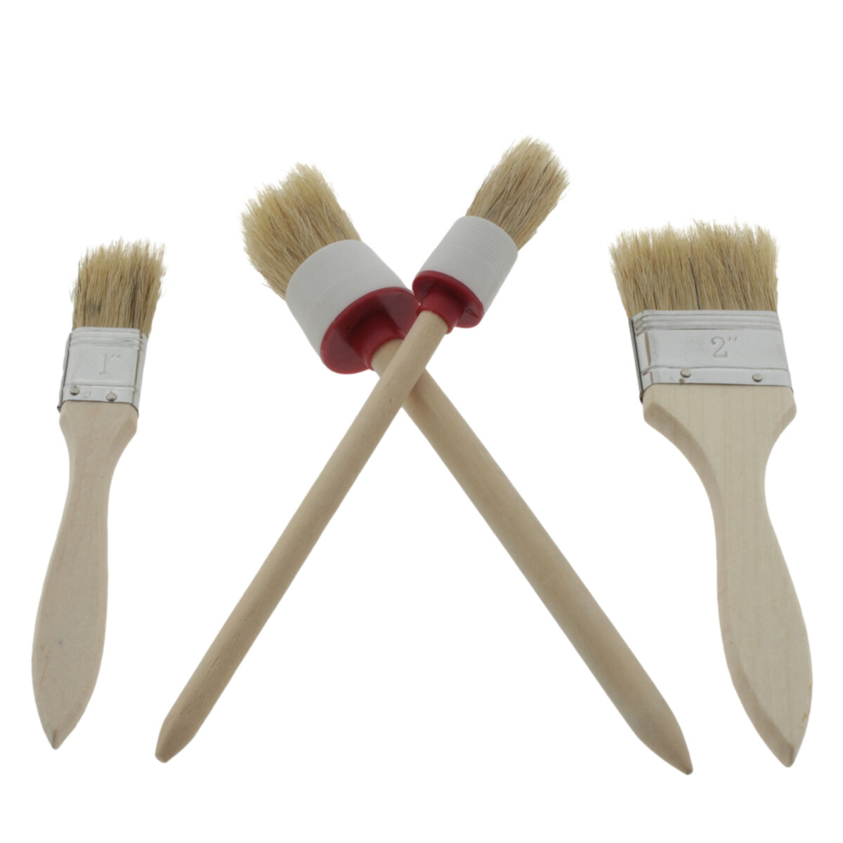 Pinsel Set 4 teilig für Farben und Lacke