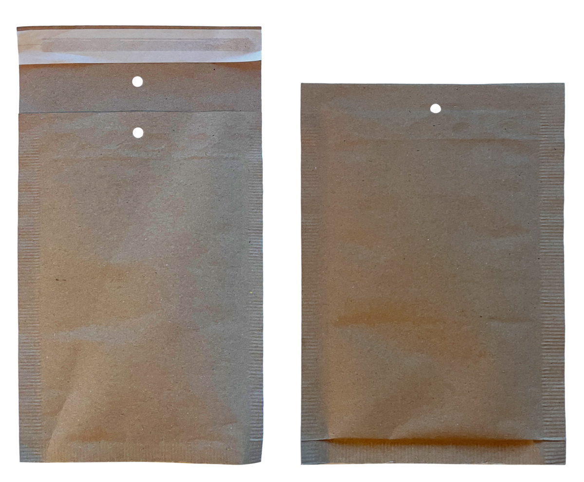 100 x Luftpolstertasche A/1 (A11) 120x175mm braun
