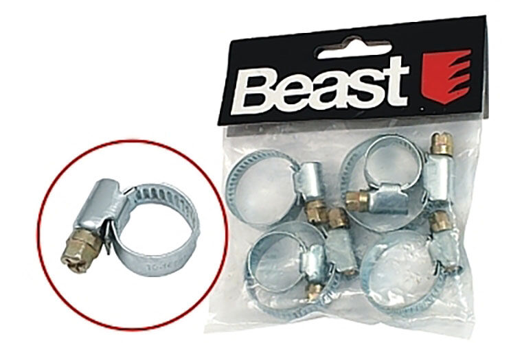 Beast Schlauchschellen Set 6-tlg. 10-16mm, 16-25mm, 20-32mm