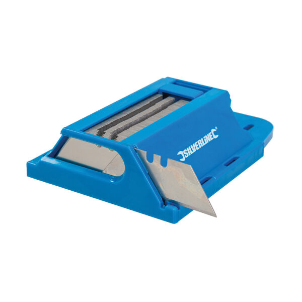 100 x Trapezklingen für Teppichmesser im Spender