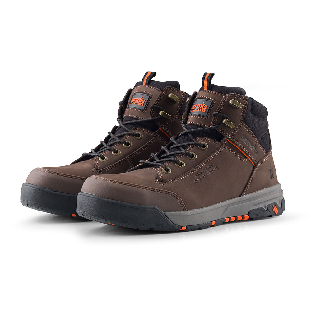 Scruffs Switchback 3 Premium Sicherheitsschuhe S3 Dunkelbraun 46