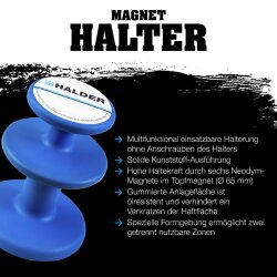 HALDER Magnethalter Blau