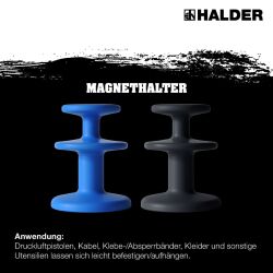 HALDER Magnethalter Blau