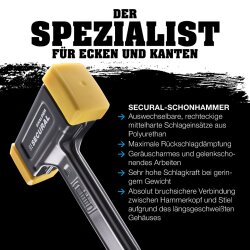 HALDER SECURAL Schonhammer 30 x 40 mm