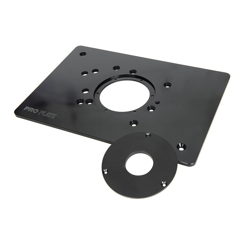 Fräsplatte aus Aluminium für Triton Oberfrräsen 210 x 298 mm Einlegeplatte