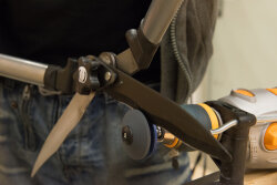 Schärfaufsatz für Sichelmähermesser und Werkzeugklingen 50 mm