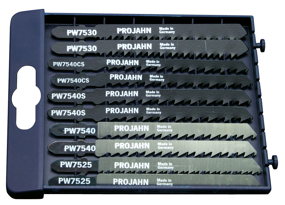 Projahn Stichsägeblätter Set Sortiment 10 Tlg HolzPRO