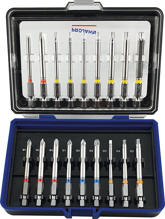 Projahn 1/4" Bit Box 18-teilig 75 mm Langbits