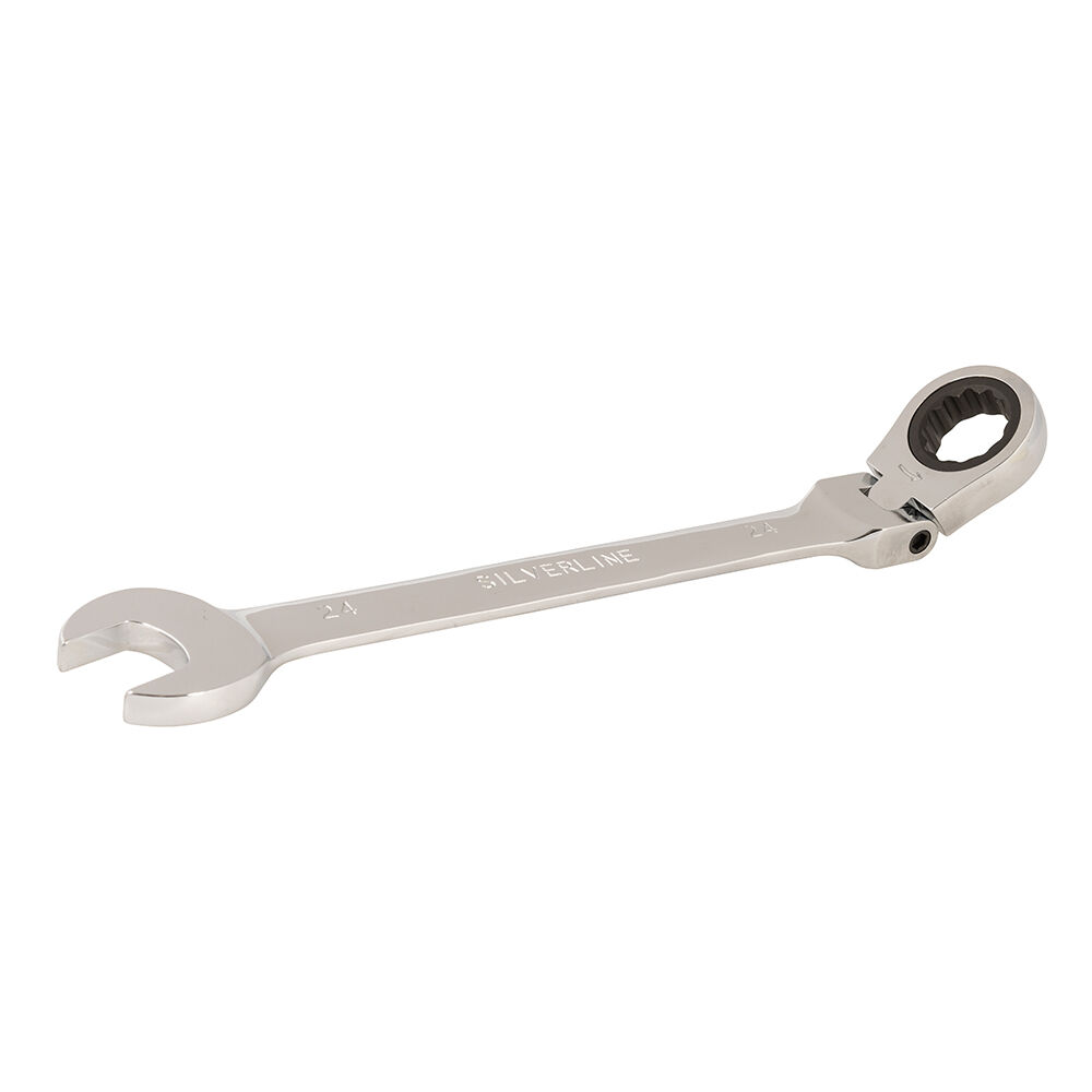 Ring-Maul-Ratschenschlüssel mit Gelenk 24 mm