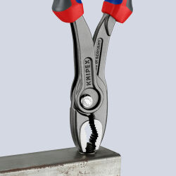 KNIPEX 82 02 200 TwinGrip Frontgreifzange 200 mm mit Mehrkomponenten-Hüllen