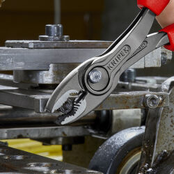 KNIPEX 82 02 200 TwinGrip Frontgreifzange 200 mm mit Mehrkomponenten-Hüllen