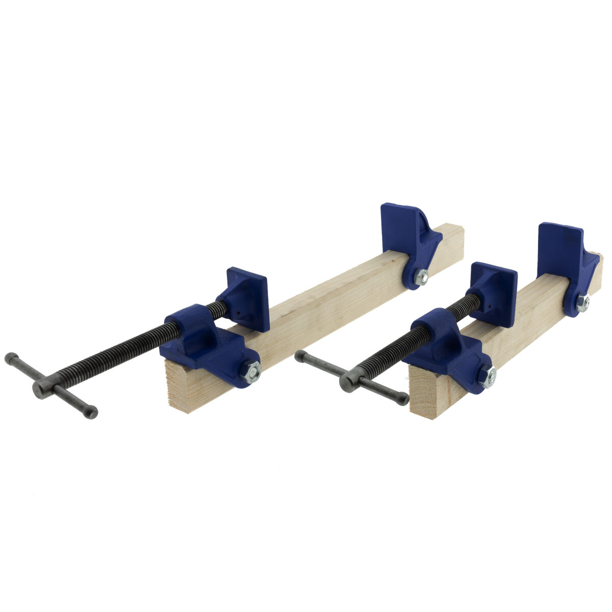 2 x Premium Schraubstock mit unbegrenzter Spannbreite 40 mm