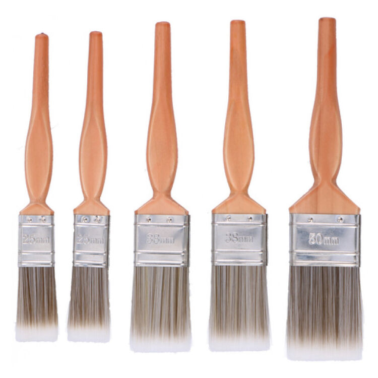 Pinsel Set 5-teilig 25-38-50mm mit Kunststoffborsten