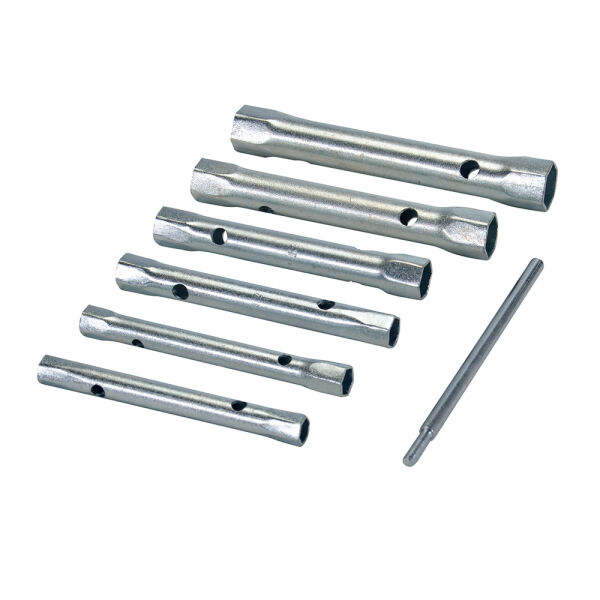 Metrische Rohrsteckschlüssel Satz 8–19 mm 6-tlg.