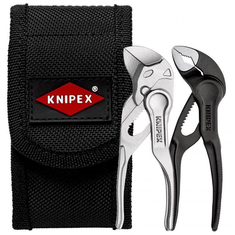 KNIPEX Mini Zangenset Cobra XS in Gürteltasche