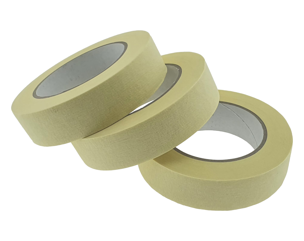 3 x Flachkreppband 29mm x 50m Malerkrepp