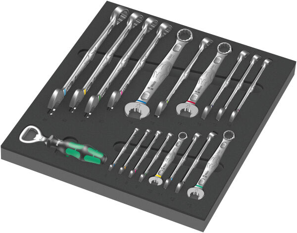 Wera Schaumstoffeinlage 6003 Joker Set 1, 19-teilig