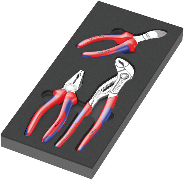 Wera Schaumstoffeinlage KNIPEX Zangen Set 1, 3-teilig