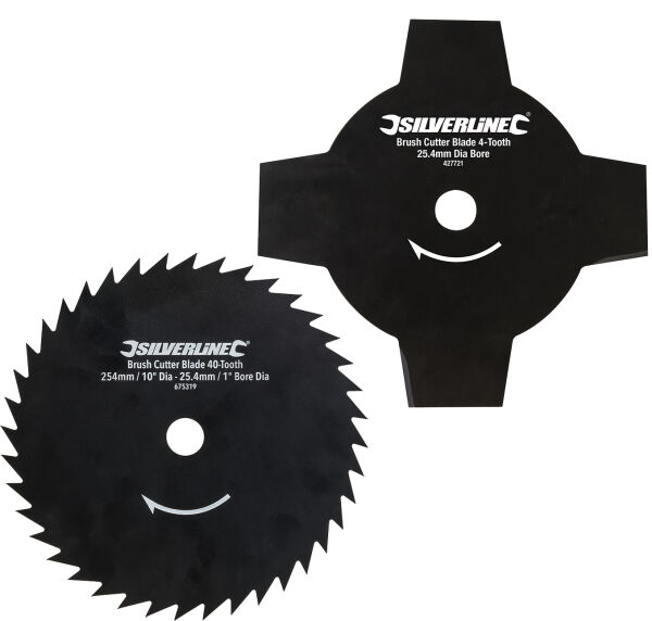 4 Zahn und 40 Zahn Freischneidermesser Zahnmesser 2er Set für Motorsense