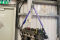 Profi Flaschenzug 180 kg & Hebeband 1 Tonne 100 cm Set