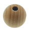 20 x Holzkugeln Ø 35 mm mit 8 mm Bohrung zum Basteln aus Buchenholz