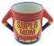 Becher Super Mom + Tasse Super Dad je 500ml Spar-Set