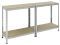 2 x Schwerlastregal / Werkbank Basis verzinkt 150x75x30cm 400kg