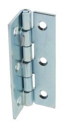 10 x Scharnier verzinkt gerollt schmal 63,5 x 33,3 mm