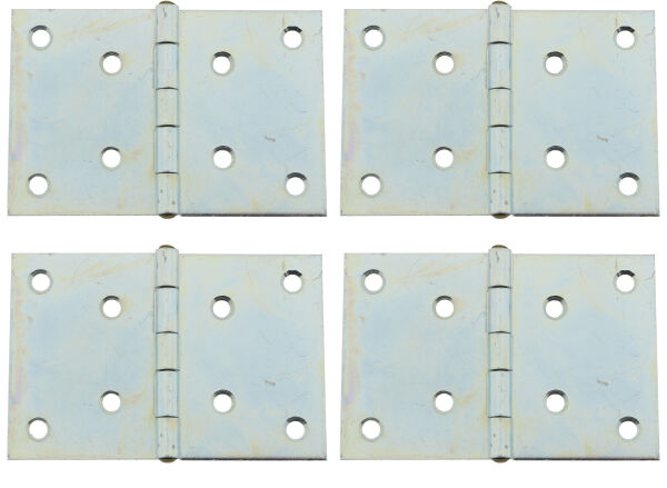 4 x Scharnier verzinkt gerollt breit 60 x 90 mm