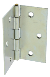 10 x Scharnier verzinkt gerollt käntig 51 x 51 mm