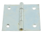4 x Scharnier verzinkt gerollt käntig 38 x 38 mm