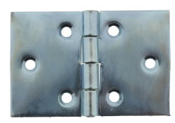 4 x Scharnier verzinkt gerollt breit 40 x 60 mm