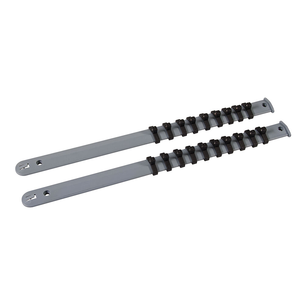 2 x Wandleisten für Steckschlüsseleinsätze 1/4-Zoll