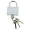 Sicherheits Vorhängeschloss 75 mm aus Stahl inkl. 4 Schlüsseln