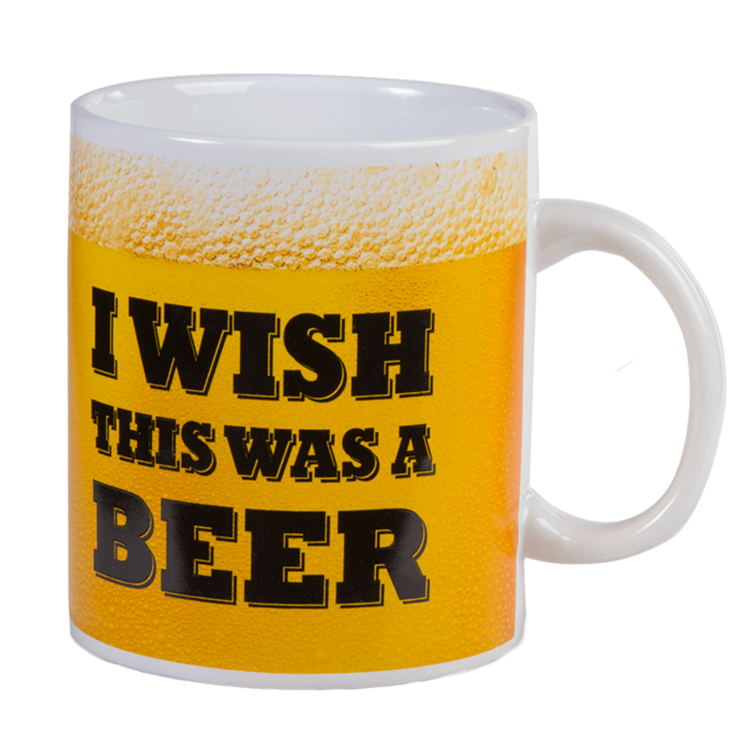 Out of the blue Xl Tasse I Wish This Was A Beer