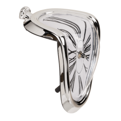Schmelzende Uhr Melting Time Designuhr 18x13cm